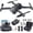 Black, variant on Holy Stone HS175 GPS Drone with Camera for Adults, RC Quadcopter with 2K Camera, Auto Return Home, 2 Batteries, Gray