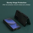 thumbnail image 2 of Dteck for Samsung Galaxy Z Fold 6 Case with Belt Clip Holster & Front Screen Protector, Hinge Protection with Invisible Kickstand Full Body Rugged Protective Case for Samsung Galaxy Z Fold6, Black, 2 of 7