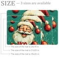 thumbnail image 2 of Laughing Santa Claus Pattern Small Area Rug, Non-Slip Door Mat Indoor Floor Mat, Washable Kitchen Rug Entrance DMat for Bedroom Living Room, 2 of 7