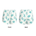 thumbnail image 3 of KLL Turtle Pattern Shorts Women,Athletic Shorts High Waisted Running Shorts Pocket Sporty Short Gym Elastic Workout Shorts-Small, 3 of 7