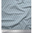 thumbnail image 1 of Soimoi Polyester Crepe Fabric Hand Drawn Line Shirting Decor Fabric Printed Yard 42 Inch Wide, 1 of 3