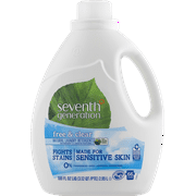 Seventh Generation Liquid Laundry Detergent Free & Clear, 100 oz, 66 Loads