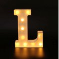 thumbnail image 1 of Decorative Letters Alphabet Letter LED Lights Luminous Number Lamp Decoration Battery Night Light Party Baby Bedroom Decoration, 1 of 5