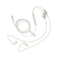 thumbnail image 3 of Air Tube Headset, Headset Mic For Phone, Wired Headphone With 2 X Pair Of Spare Earplug For Air Tube Headphone White,Black, 3 of 8