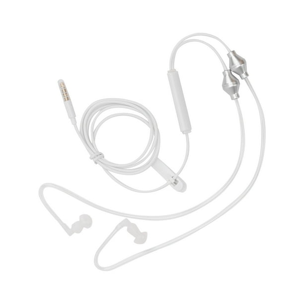 Las auriculares del tubo de aire, los auriculares de botón del teléfono de los auriculares de botón del auricular del tubo de aire ató con alambre el diseño revolucionario del auricular Jadeshay A