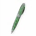thumbnail image 3 of BG247 Purple and Green Zebra with White Crystal Rhinestone Roller Ball Pens | 5-Pack, 3 of 4