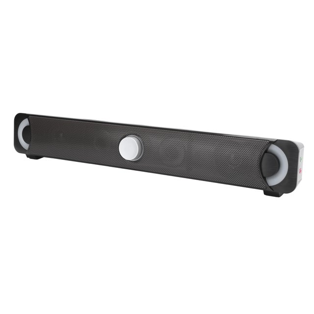 Speakerwith Conduit la Lumière, Smalody USB Chargeant Haut-Parleur Multimédia Ordinateur Haut-Parleur Multimédia Fonctionnalités Améliorées