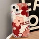 thumbnail image 1 of Funda de teléfono rosa con letras Wishes para iPhone 14 Plus, 11, 12, 13, 14 Pro Max, 6, 6S, 7, 8, SE, 2022, XR, X, XS, 1 of 4