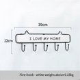 thumbnail image 3 of Coat Rack Wall Mounted,5 Coat Hooks for Hanging Coats,Wall Coat Rack with Hooks Coat Hanger Wall Mount for Clothes C, 3 of 5