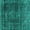 thumbnail image 1 of Ahgly Company Machine Washable Indoor Square Oriental Turquoise Blue Industrial Area Rugs, 7' Square, 1 of 4