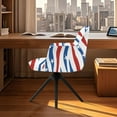 thumbnail image 3 of Xixirimido American Flag Style Stripe Pattern Stretch Office Chair Cover Desk Chair Cover for Armrest Chair Universal Swivel Chair Slipcovers Mid Back Accent Dining Chair Protector, 3 of 7