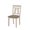 Cream Wood, variant on LHSHID Cottage Style Dining Side Chair 2pc Set Upholstered Seat Chalk Gray Dining Room Wooden Furniture Transitional Design