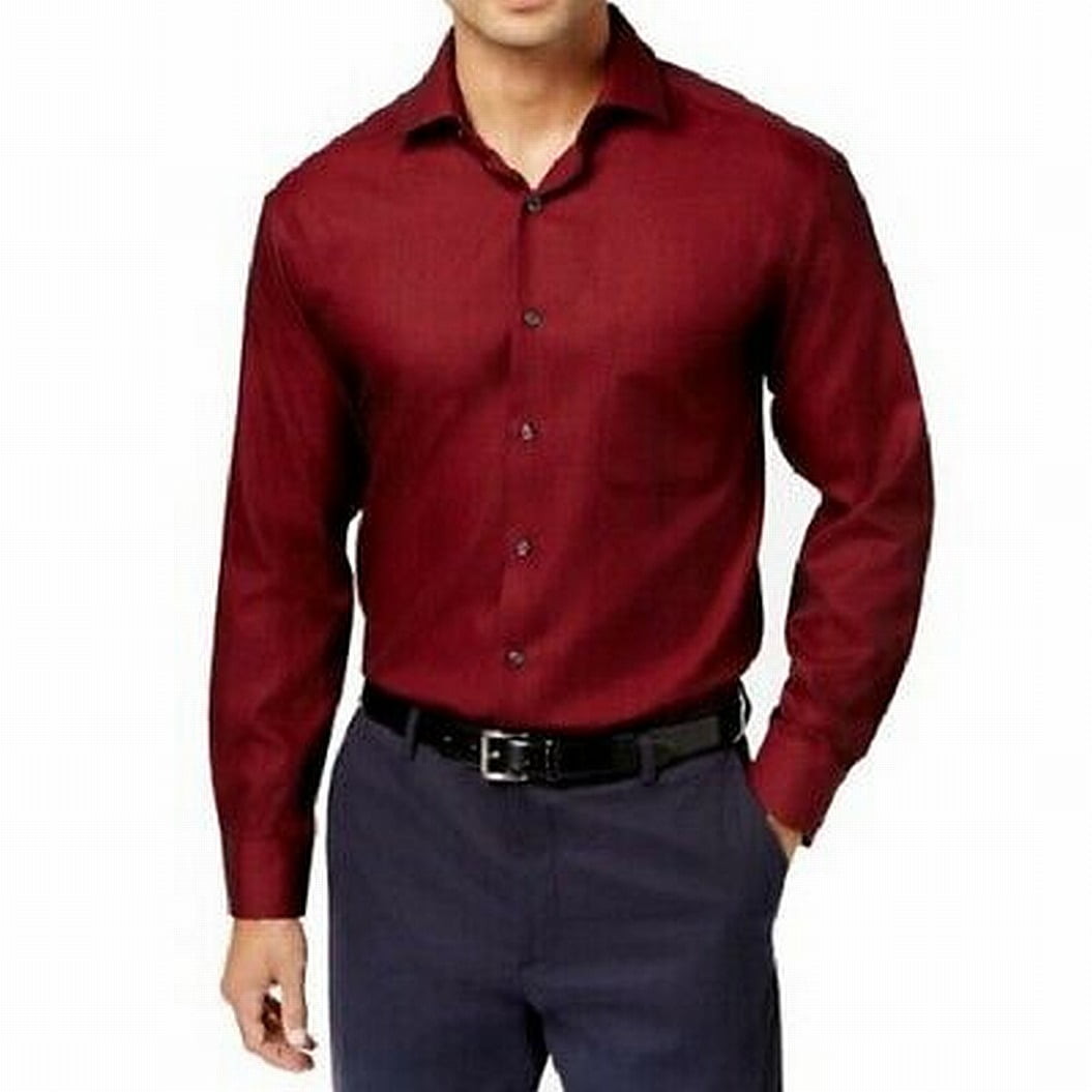 walmart red dress shirt