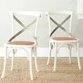 thumbnail image 3 of Safavieh Eleanor X Back  Dining Chair in Weathered Oak (Set of 2), 3 of 4