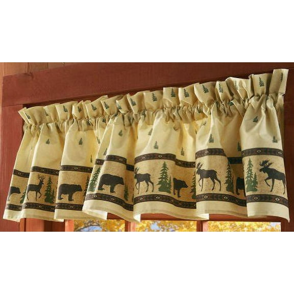 Woodland Silhouette Curtain Valance