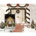 thumbnail image 2 of Shmbada Christmas Garden Flag 12x18 Vertical Double Sided Oh Holy Night Black Winter Holiday Outside Decorations Burlap Yard Flag, 2 of 7
