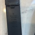thumbnail image 3 of Gu-cci Black Leather men’s belt, 3 of 4
