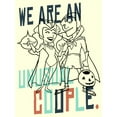 thumbnail image 2 of Men's Marvel WandaVision Couple Sketch  Graphic Tee Beige Medium, 2 of 4