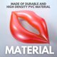 thumbnail image 3 of Giant Red Lips Pool Float – Extra Large Adult Water Lounger 70.86x62.99 Inch Large Pool Float Inflatable Mouth Print Row Water Toy Rest Swimming Red Lounger for Party, 3 of 5