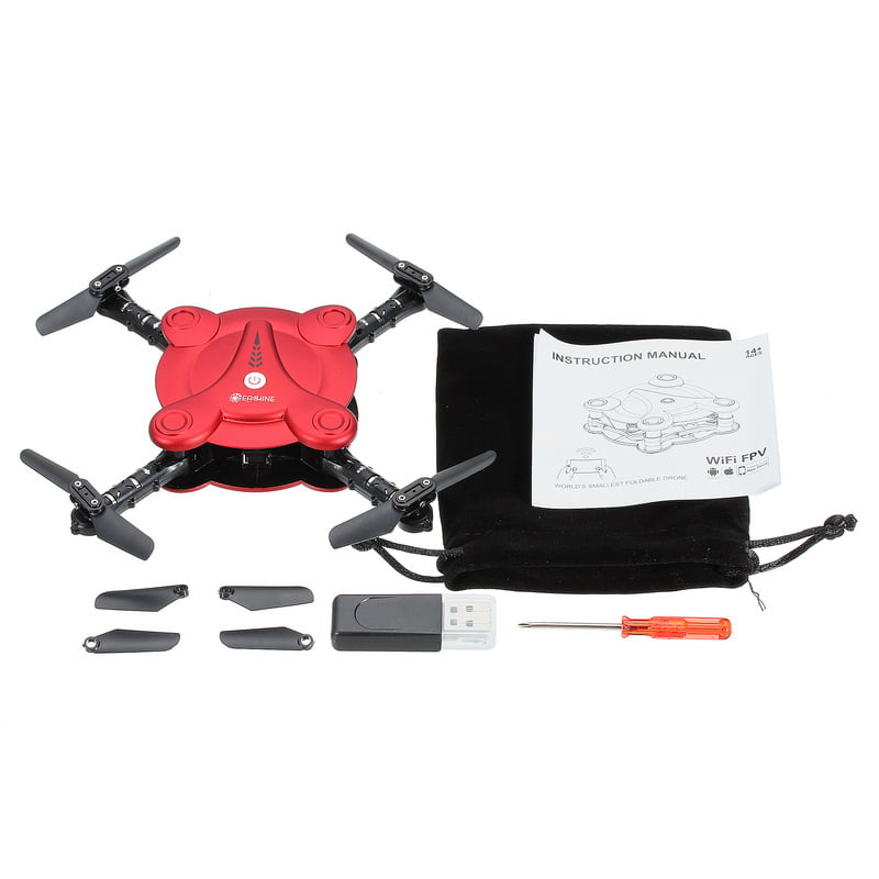 Mini Pocket Drone with Camera Live Video,EACHINE E55 Foldable Pocket Drone for Kids and Beginners RC Quadcopter with Altitude Hold,Headless Mode and 3D Flip for Boys and Girls