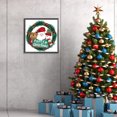 thumbnail image 2 of (WQ151) Corona Navidad Con Diamantes Parciales Serie Dibujos Animados Pintura Diamantes Resina Con Forma Especial 30x30CM, 2 of 9