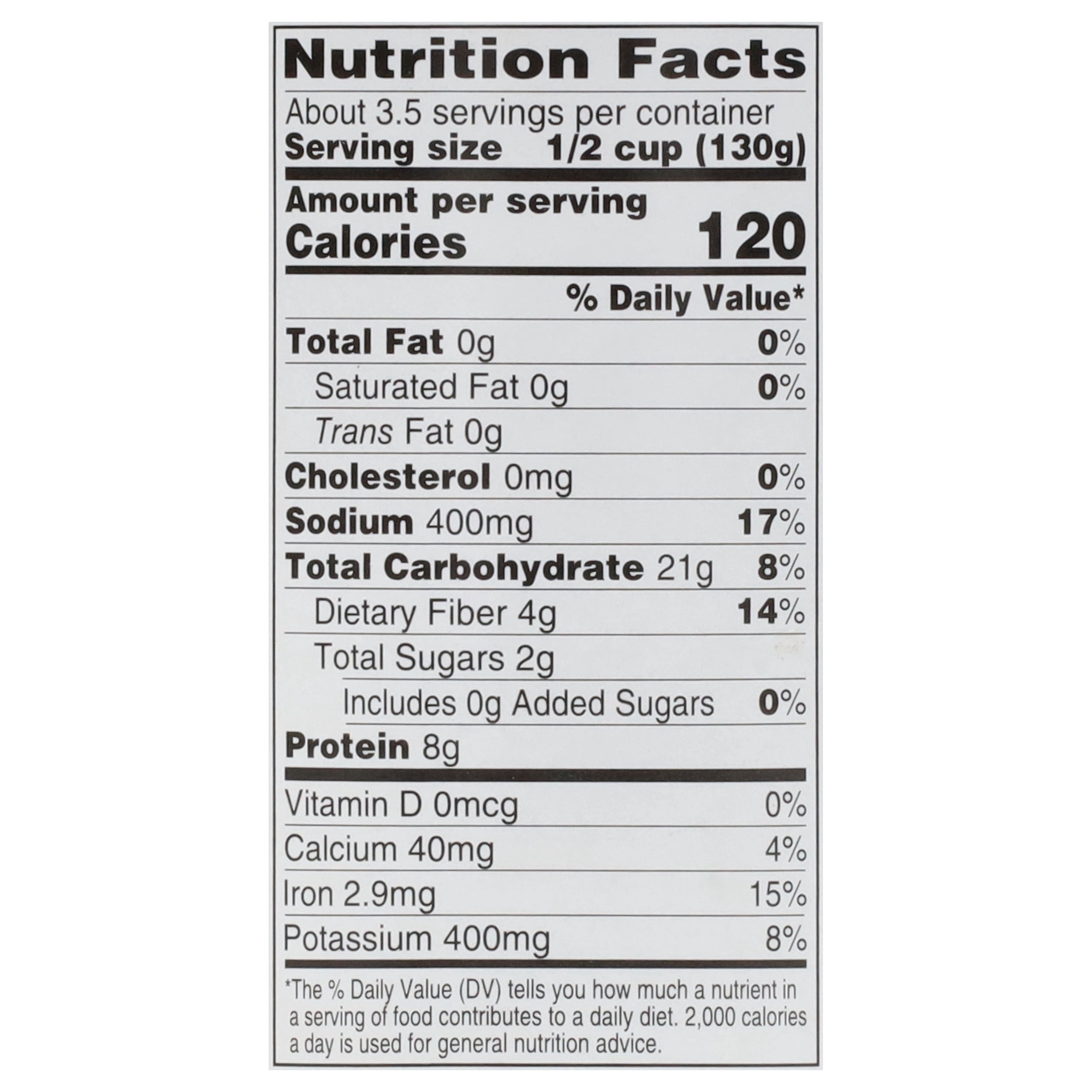 (7 pack) Hanover Blackeye Peas, 15.5 oz Can – Shelf-Stable Southern Side for Easy Meals