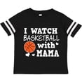 thumbnail image 3 of Inktastic I Watch Basketball with Mama Boys Toddler T-Shirt, 3 of 5