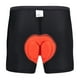 thumbnail image 1 of Pantalones cortos de ciclismo de algodón acolchados, ajustados, con almohadilla de gel 3D, ropa interior, pantalones cortos Naranja 3XL, 1 of 9