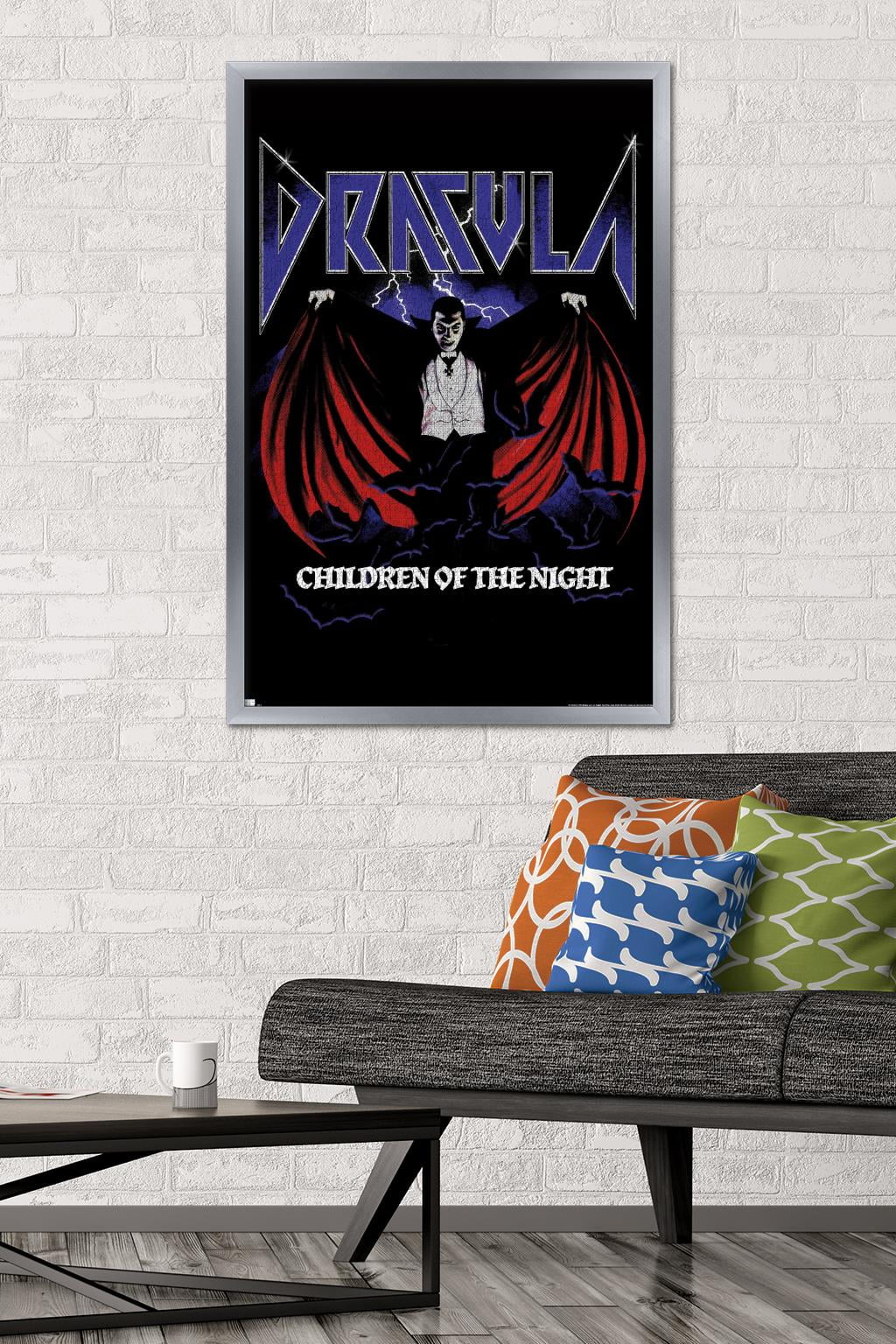 Dracula - Children Of The Night Wall Poster, 22.375" x 34" Framed