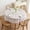 White C, variant on HBYJLZYG White Lace Tablecloth, Glossy but Minimalist Table Ornament, Elegant Jacquard Pattern, Smooth Refined Texture, Solid White Tone for Restaurant Dining Atmosphere Layout