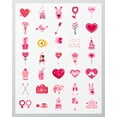 thumbnail image 3 of 35pcs-50pcs Romantic Stickers Stationery Stickers Love Stickers Valentine Stickers Cute Stickers for Notebooks Phones Laptops, 3 of 8