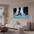 thumbnail image 3 of Abstract Art Modern Decorative Painting Feet Framed Canvas Poster Bedroom Decor Sports Landscape Office Room Decor Gift,Frame-style,08x12inch(20x30cm), 3 of 8