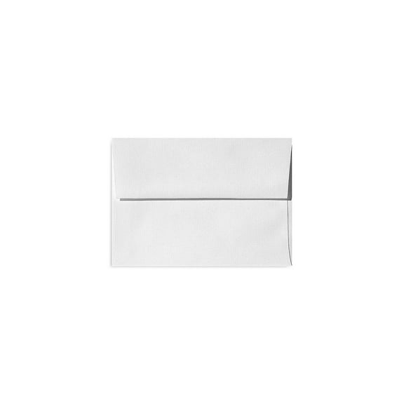 LUX A1 Invitation Envelopes (3 5/8 x 5 1/8) 500/Box White Linen (4865-WLI-500)