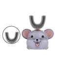 thumbnail image 2 of Cepillo de dientes eléctrico Vogacara 360 grados 2-6 años Silicona automático USB Corazón azul, 2 of 6