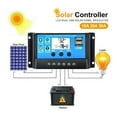 thumbnail image 2 of 12V 24V Auto Solar Charge And Discharge Controller 30A 10A LCD Solar Regulator With Dual USB 5V ,Widely Compatibility, 2 of 5