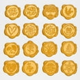 thumbnail image 3 of 10 Pcs Lacquer Wax Label Seal Adhesive Stickers Fire Labels Invitation Stamp Sealing Ink Pad Envelope 32, 3 of 6