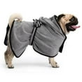 thumbnail image 1 of Envuelva todo el cuerpo Toalla de baño seca para gatos Toalla de baño para perros Albornoz absorbente para mascotas MFZFUKR xl, 1 of 5