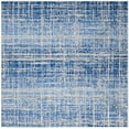 thumbnail image 2 of Safavieh Adirondack Collection ADR116D Modern Abstract Non-Shedding Stain Resistant Living Room Bedroom Area Rug, 4' x 4' Square, Blue / Silver, 2 of 4
