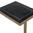 thumbnail image 4 of Uttermost Contemporary Metal Accent Table with Marble Top in Gold/Black, 4 of 5
