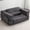 Dark Grey, variant on YWEN Modular Sofa, Play Couch, High Density Foam Sofa Bed, Foldable Castle Couch, 2 In 1 Convertible Floor Cushion for Living Room, Bedroom, Kids Playroom, Studio Apartment, One Side Seat