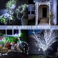 thumbnail image 4 of Guirnalda de luces solares navideñas de 22 m y 200 LED, luces solares para exteriores, luces para árbol de Navidad, 8 modos, lámpara decorativa impermeable, 4 of 5