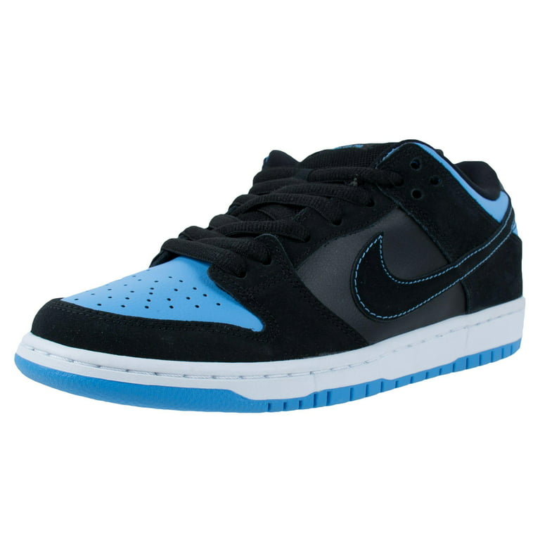 Nike Men's Dunk Low Pro SB Black/Black/University Blue Skate Shoe 