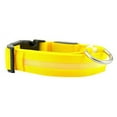thumbnail image 2 of Walbest Light Up Dog Collars- USB Rechargeable Adjustable Puppy Collars for Dog Night Safety, Mesh Nylon Dog Collar Lights for Night Time (Yellow, S), 2 of 7