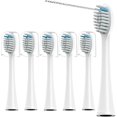 thumbnail image 1 of wonima02 Toothbrush Replacement Heads Compatible with Waterpik Sonic Fusion SF01 SF02/Sonic Fusion 2.0 SF03 SF04, 6 Pcs Replacement Toothbrush Heads with Covers, White, 1 of 9