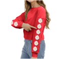 thumbnail image 5 of Kids Girls Crop Tops Cute Daisy Pinted Long Sleeve Tee Shirts Fashion Casual Loose Fit Crewneck Pullover Sweatshirt Tops 4-13 Years, 5 of 5