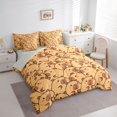 thumbnail image 2 of Manfei Cartoon Animal Print 7 Pieces Full Size Bedding Sets,Cute Capybara Full Size Bed in a Bag,Brown,Light Gray Reversible, 2 of 7