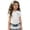 White, variant on Toddler Shirts 5t Letter Graphic Printed Crewneck Back To School Short Sleeve T-Shirt Comfy Summer Tops Preppy Toddler Girl Clothes, 5-6 Years, White
