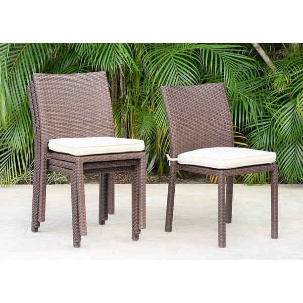 White Patio Chairs Walmart - White polypropylene frame stackable