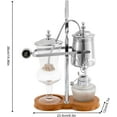 thumbnail image 2 of Vintage Siphon/Syphon Coffee Maker Belgian Belgium Coffee Brewer Tea Maker 400ml/ 15oz - Silver, 2 of 18