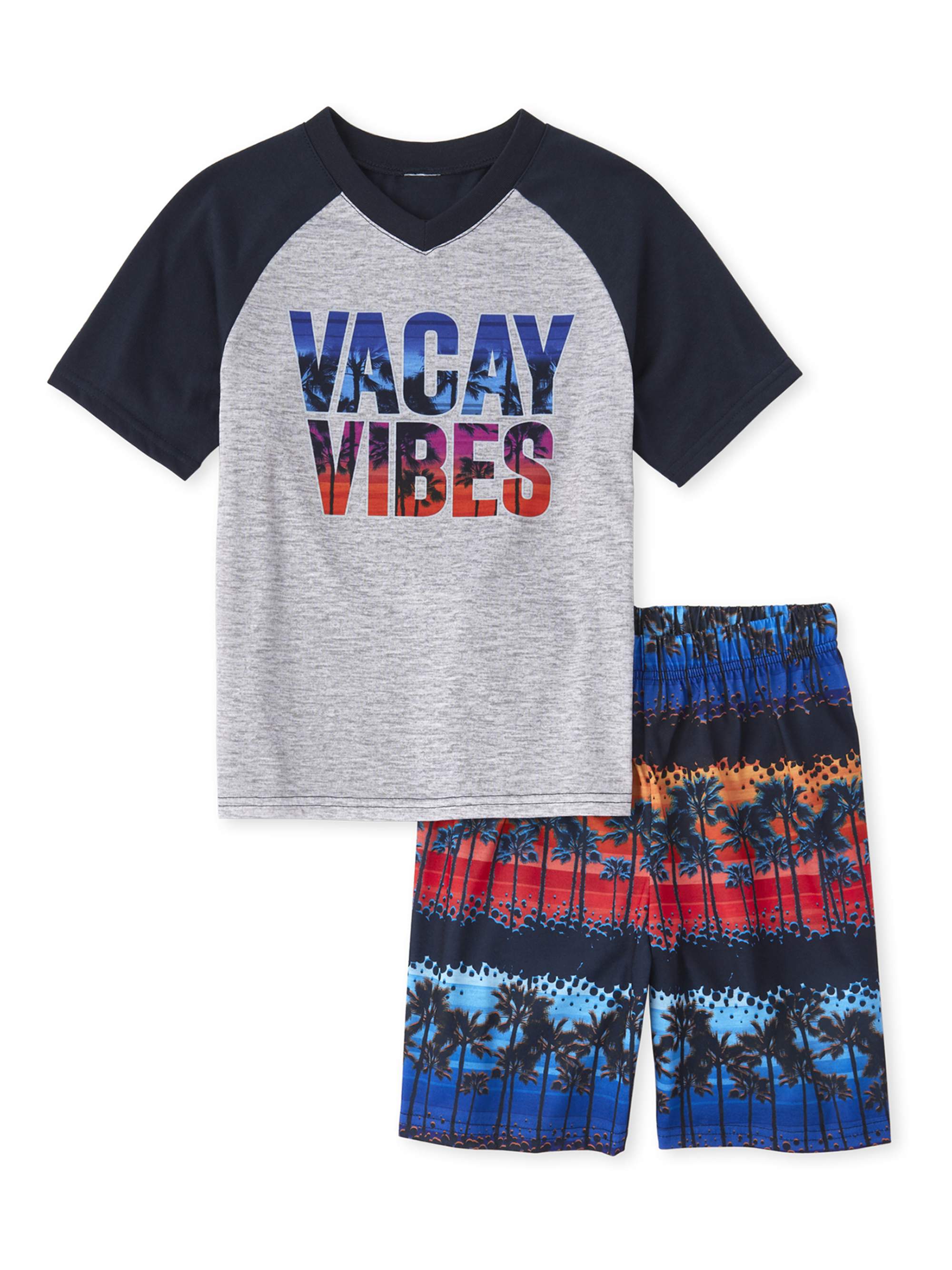 The Childrens Place Boys 2 Pack Solid Mesh Shorts